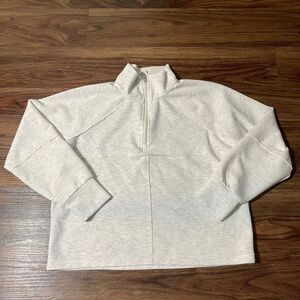 RBX Performance Athletic 1/4 Zip Sweater Long Sleeve Pullover Sweatshirt Women M